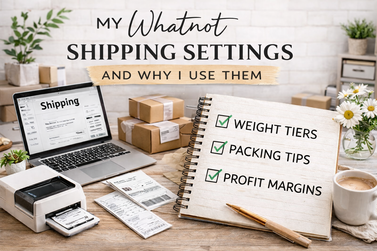 My Whatnot Shipping Settings (And Why I Use Them)