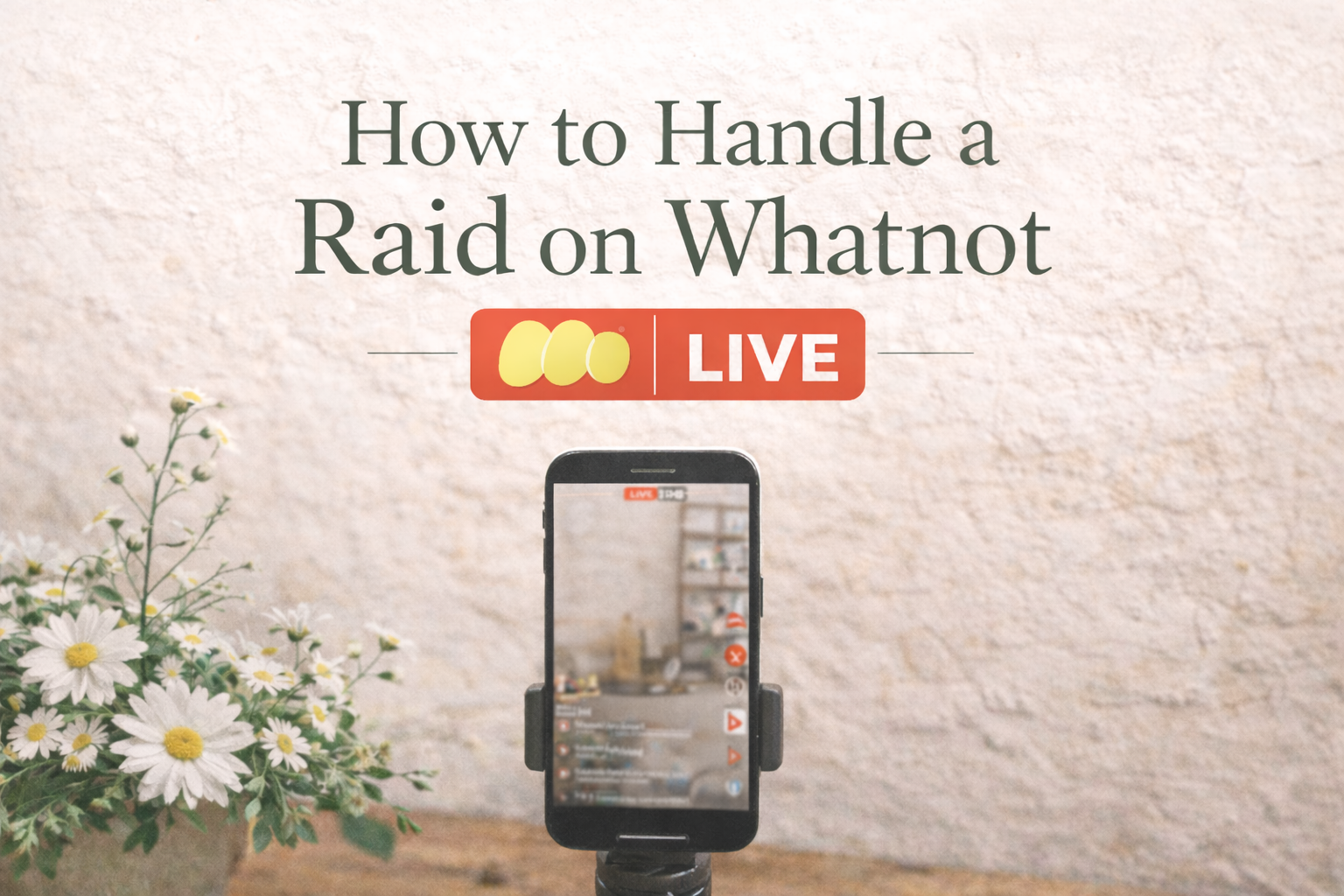 How to Handle a Raid on Whatnot