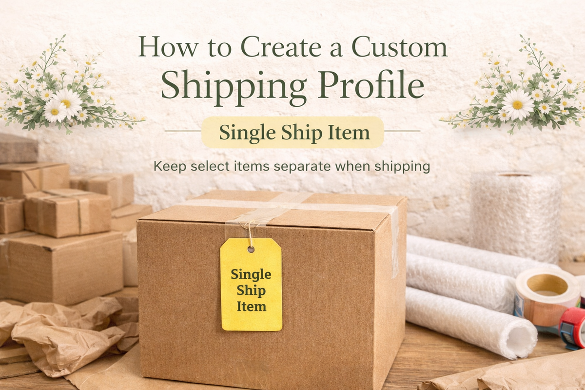 How to Create a Custom Shipping Profile (Single Ship Items) – DIYTracy
