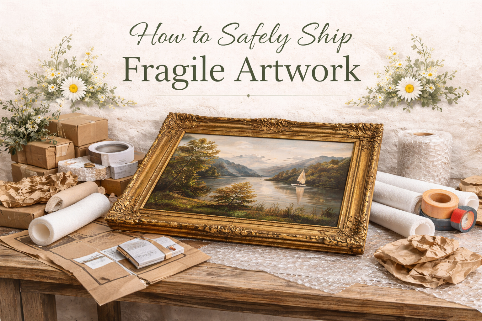 How to Safely Ship Fragile Artwork (Step-by-Step)