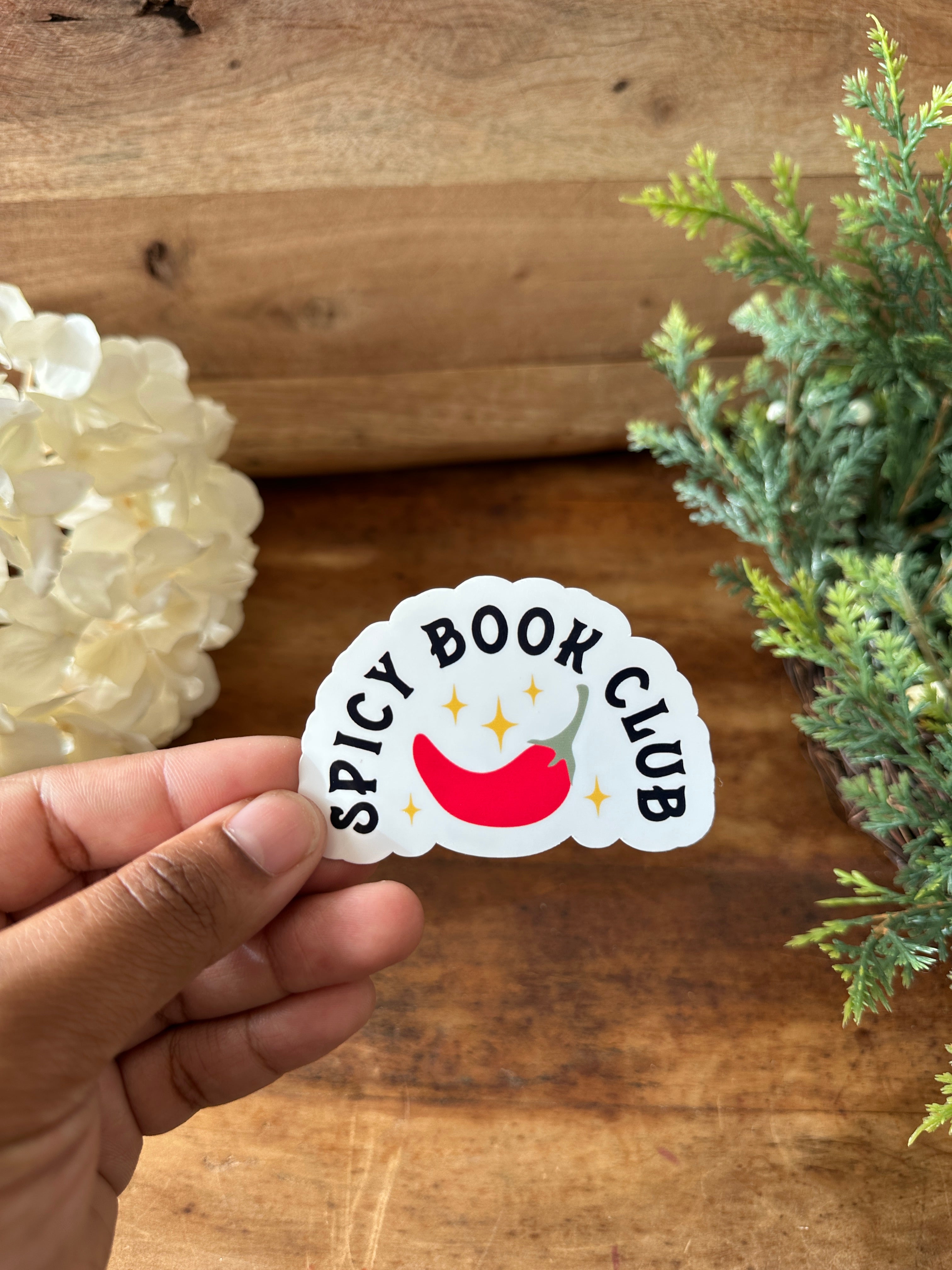 Spicy Book Club Sticker