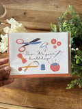 Sew, It’s Your Birthday Card