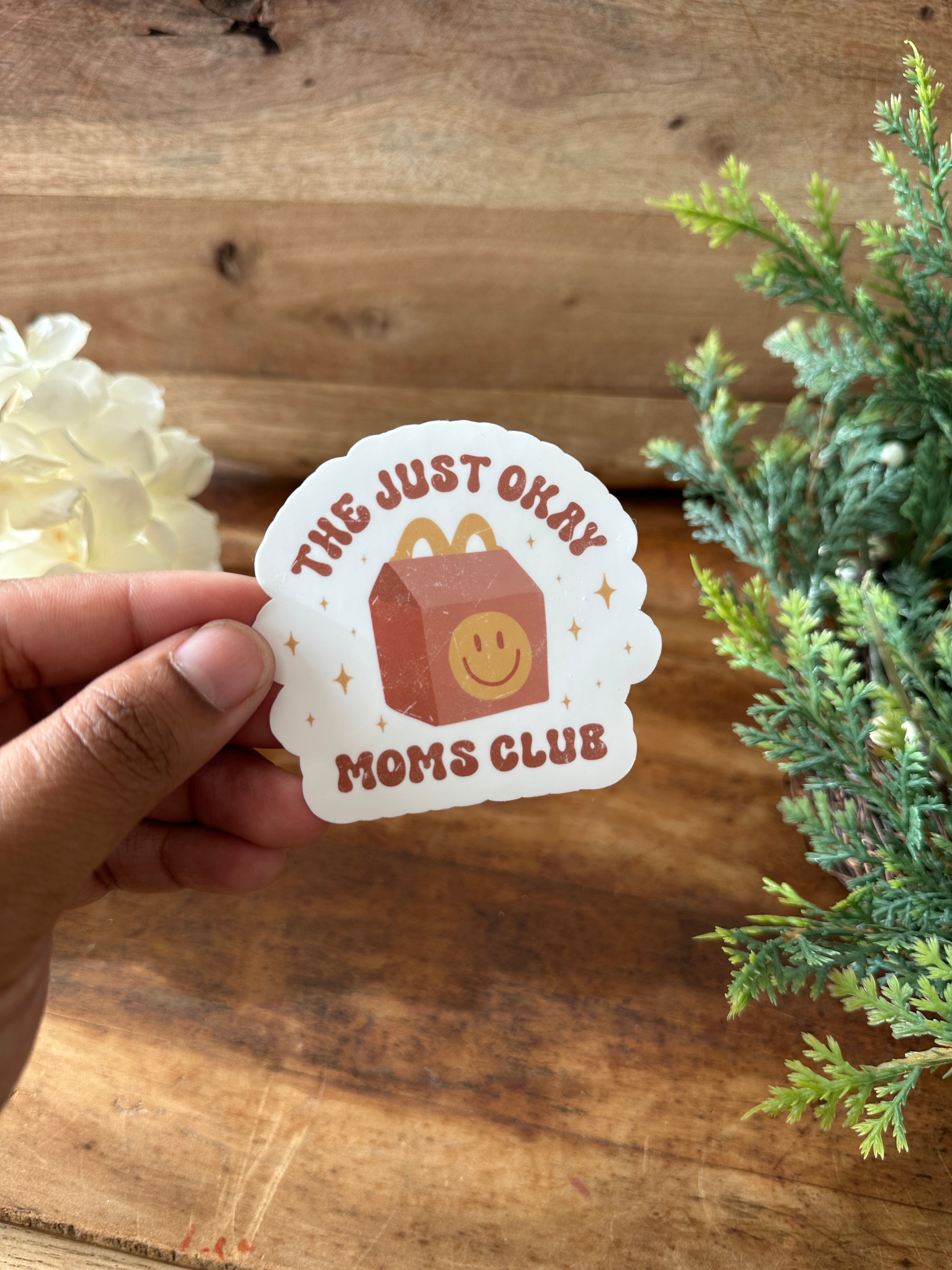Just OK Mom’s Club Sticker