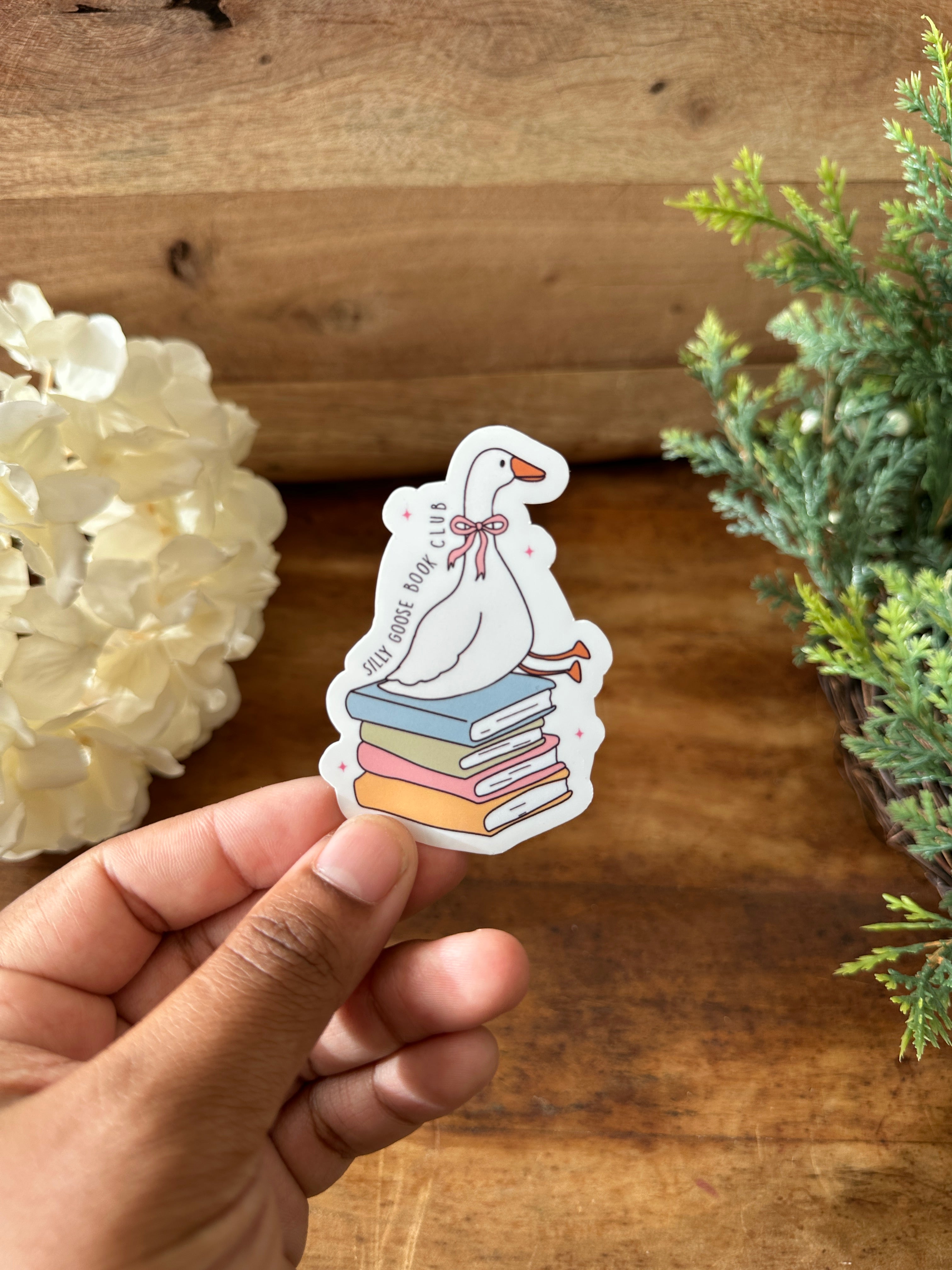 Silly Goose Book Club Sticker