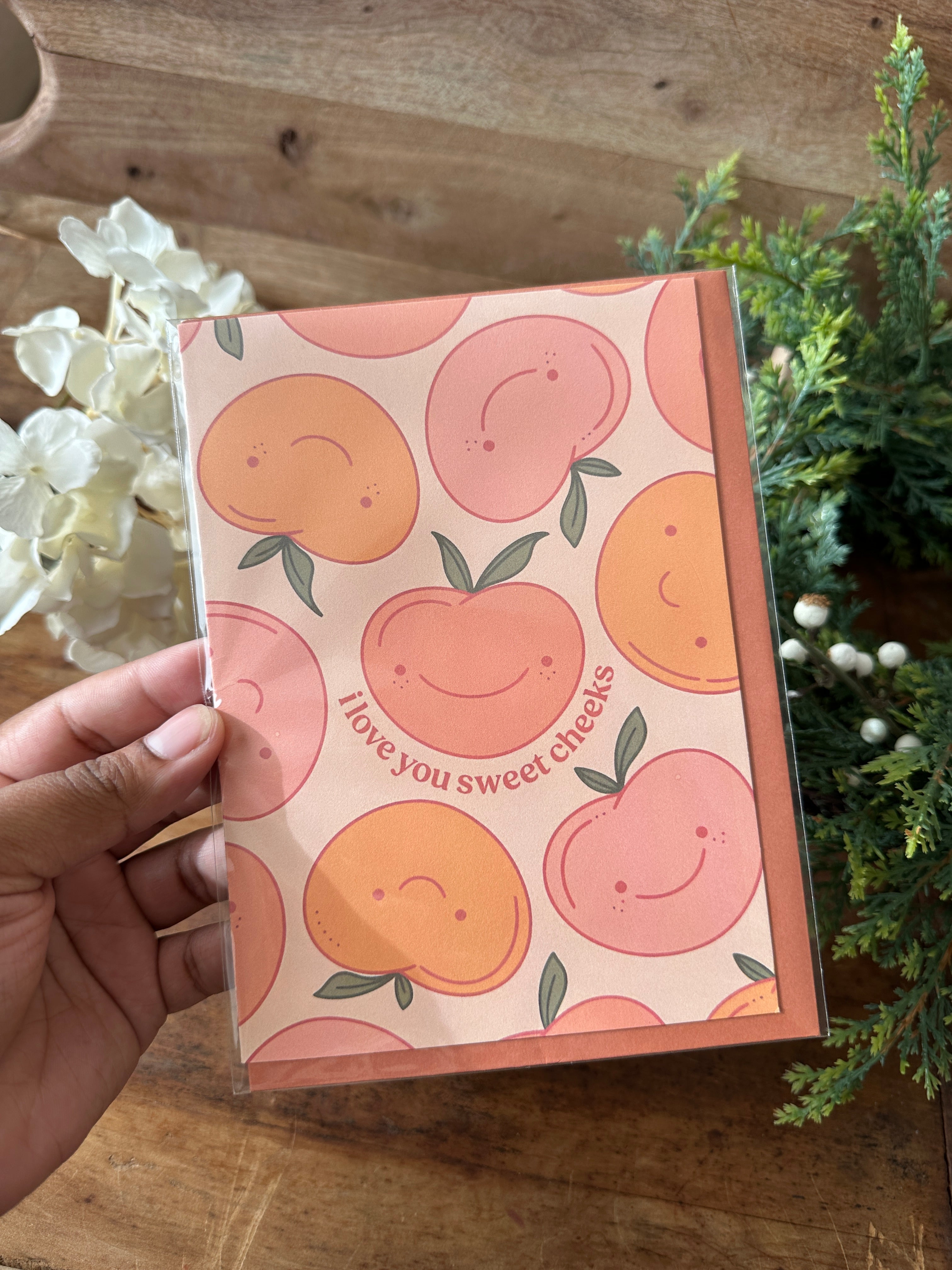 I Love You Sweet Cheeks Card