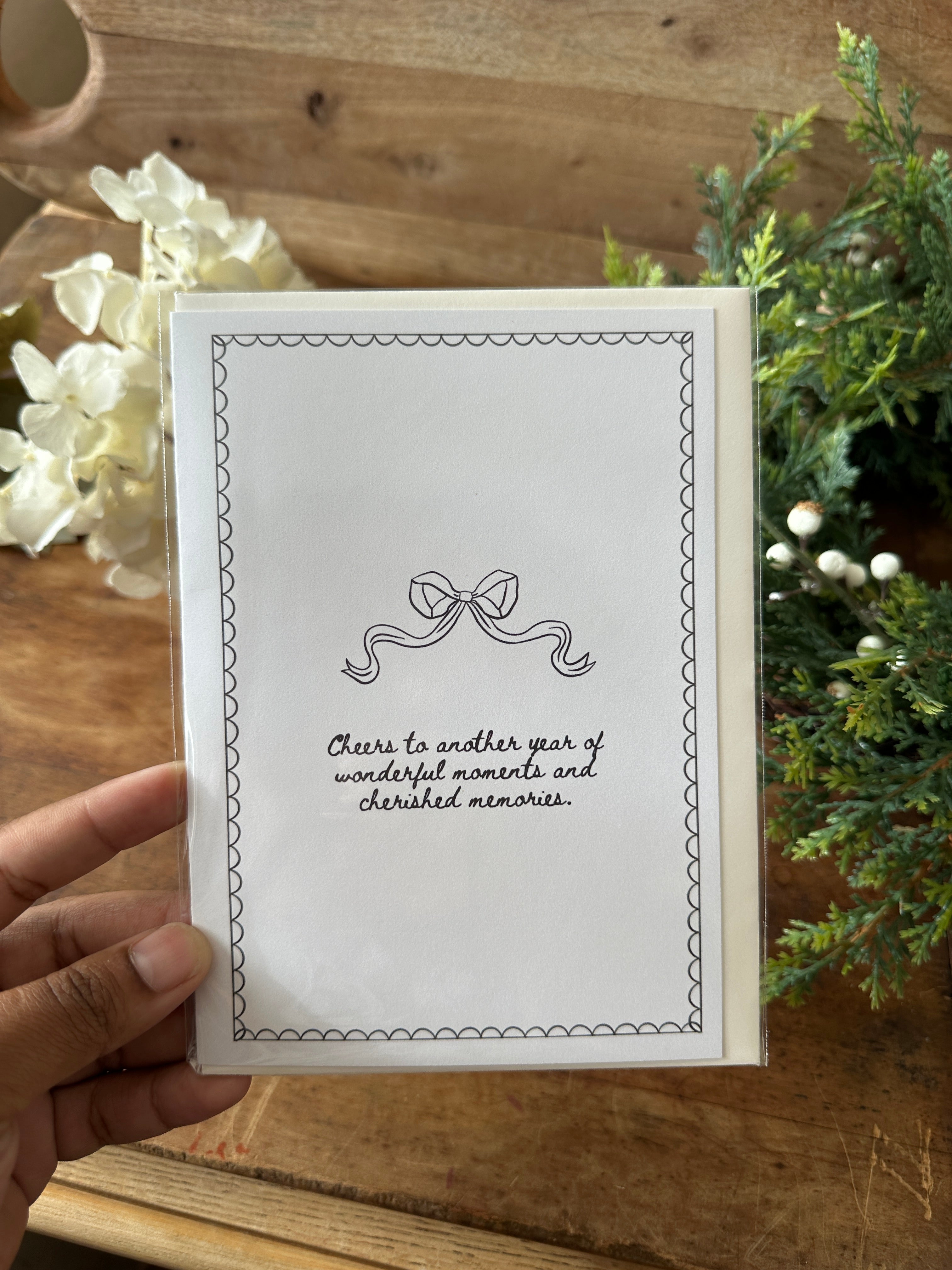 Cheers to Another Year Card