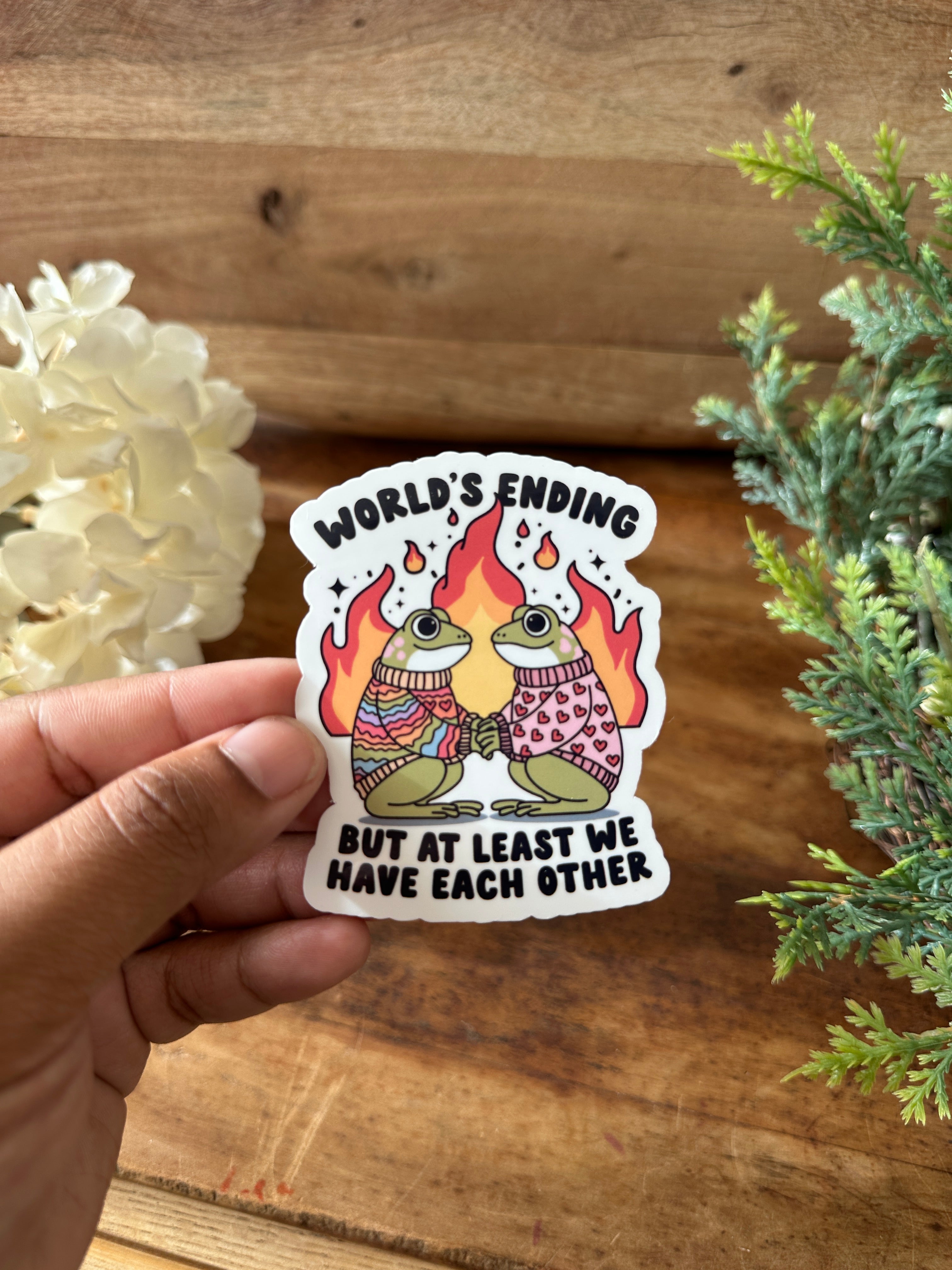 World’s Ending Sticker