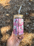 Spooky Demure Glass Can