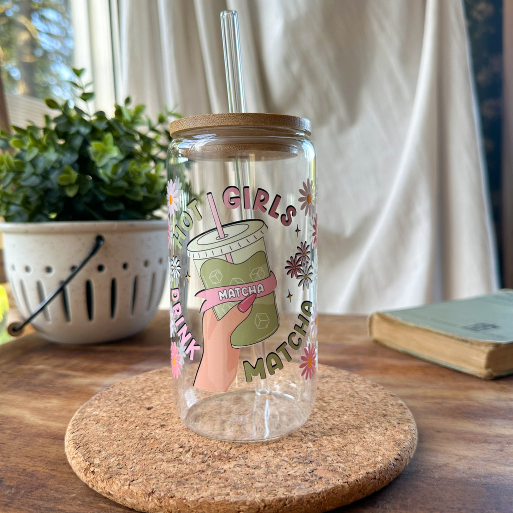 Hot Girls Drink Matcha Cup