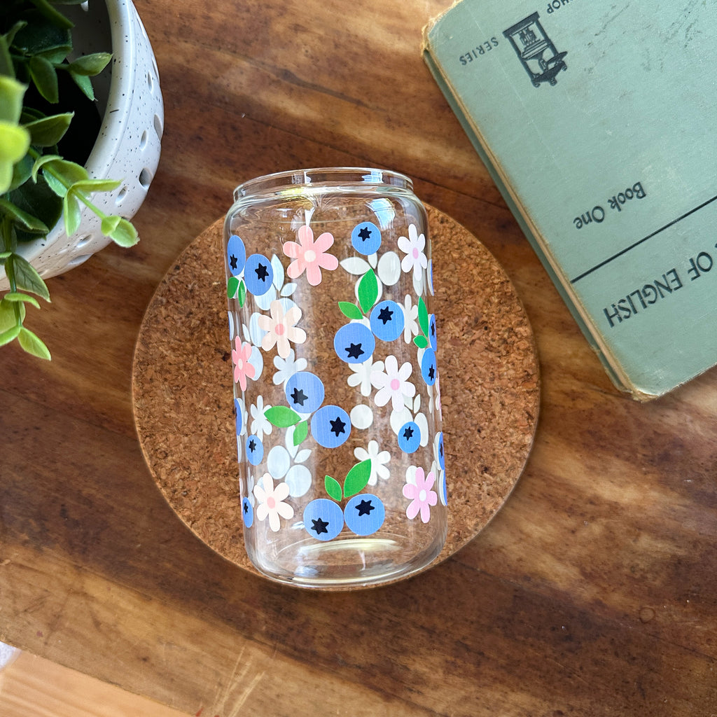 Blueberries & Daisies Cup