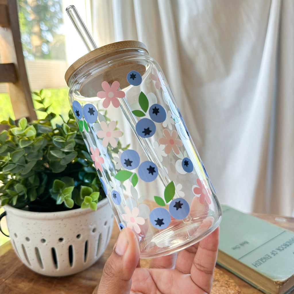 Blueberries & Daisies Cup