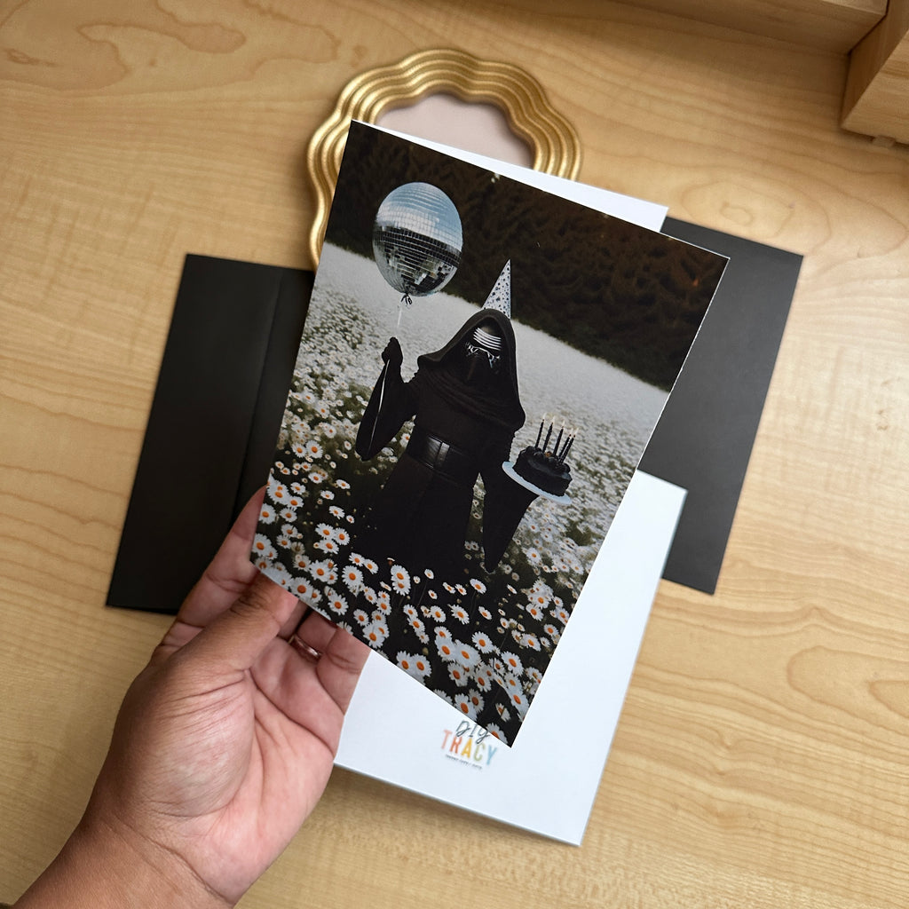 Kylo Ren Star Wars Birthday Card