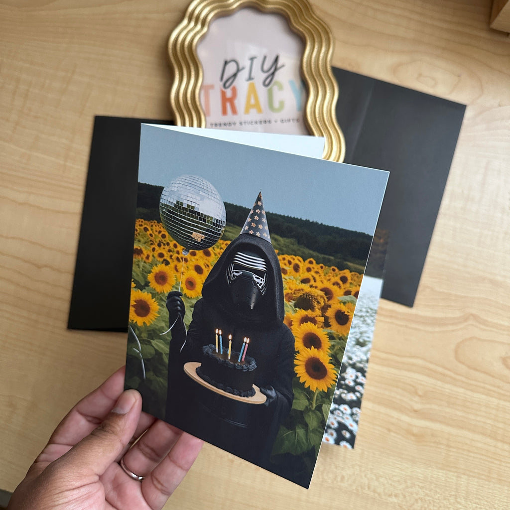 Kylo Ren Star Wars Birthday Card